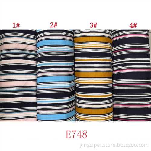 poplin viscose stock lot Rayon printed fabrics